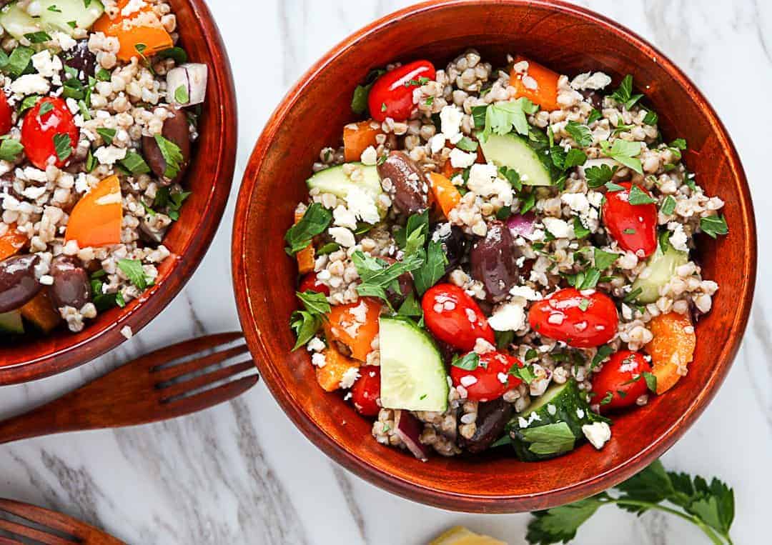 Mediterranean Buckwheat Salad