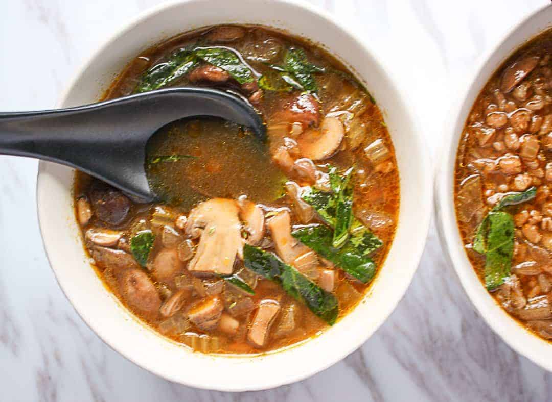 Mushroom Barley Soup