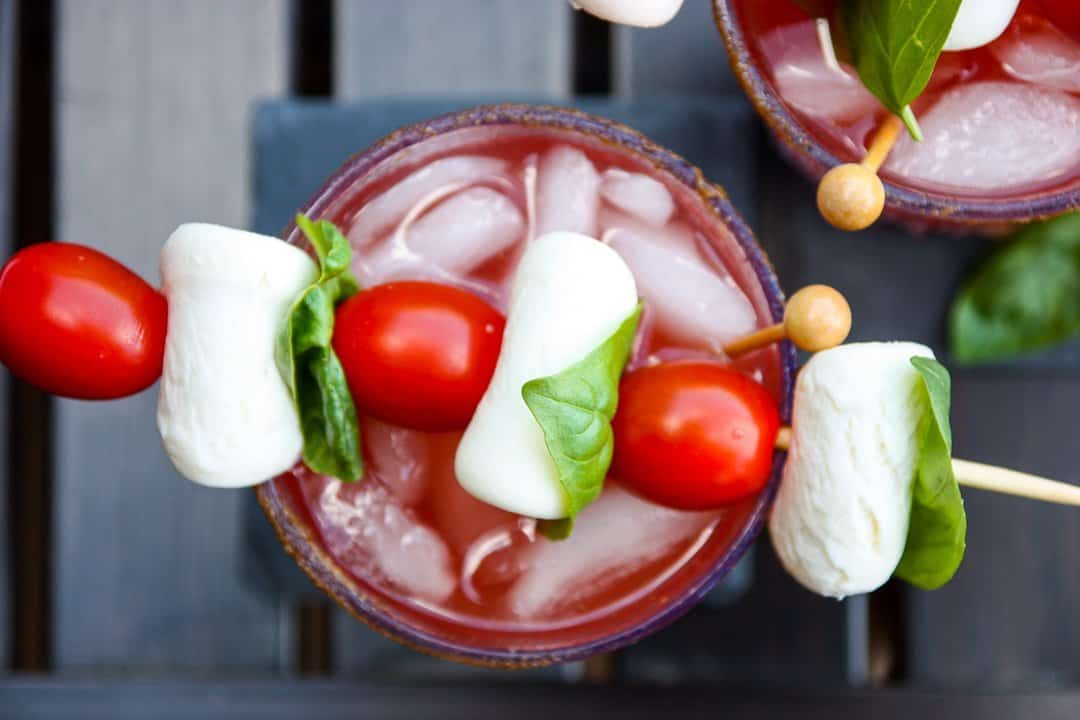 Caprese Caesar Cocktail