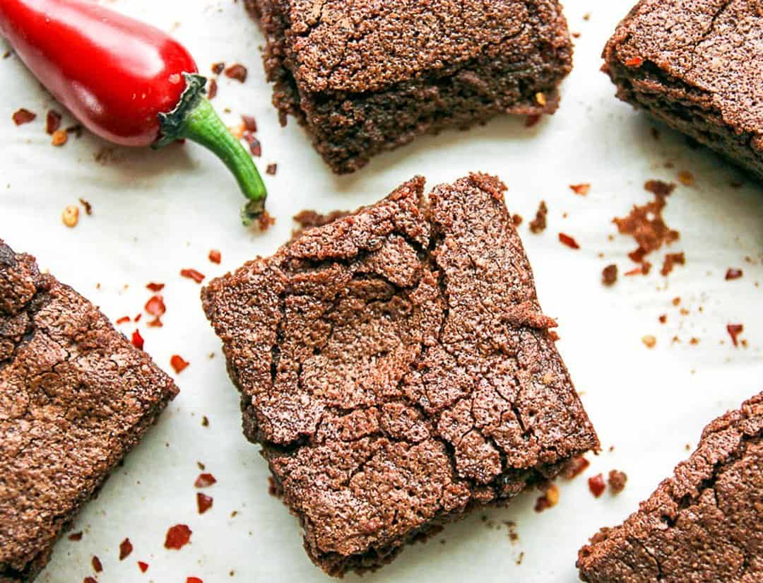 Chili Chocolate Brownies Spicy Brownie Recipe The Food Blog