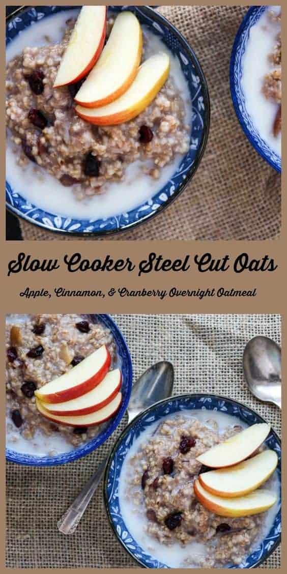 Slow Cooker Steel Cut Oats