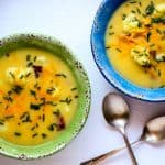 Cheesy Cauliflower Soup Recipe