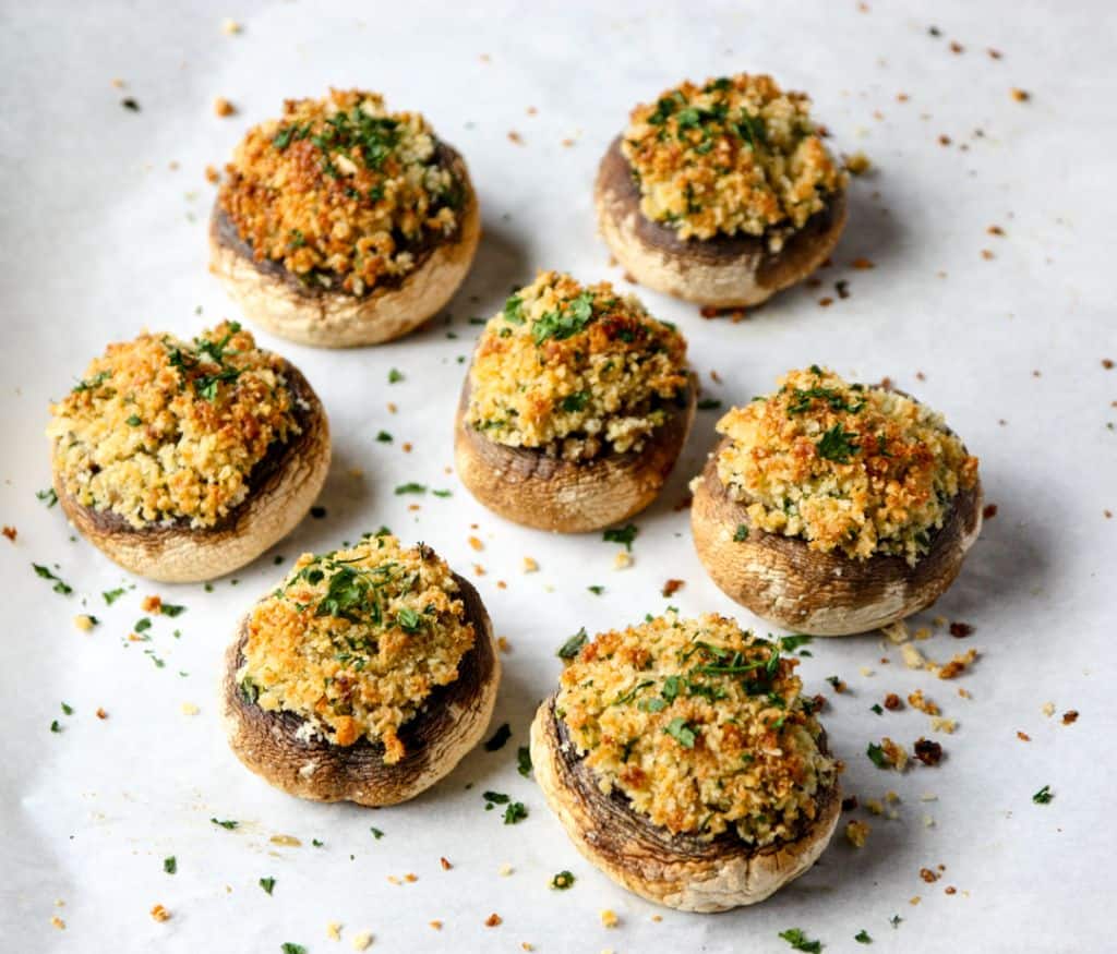Classic Stuffed Mushrooms . Easy Appetizer - The Food Blog