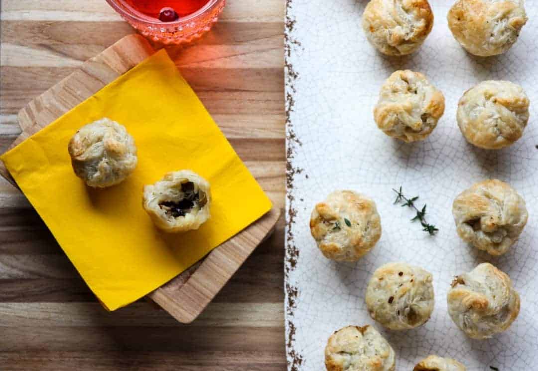 Mushroom Pastry Appetizers