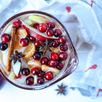 A jug of fruit  with Sangria