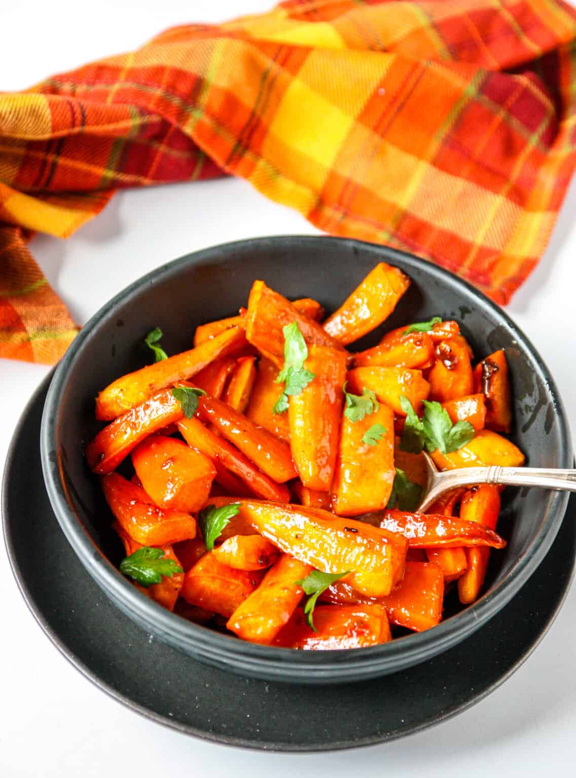 baked brown sugar carrots 6