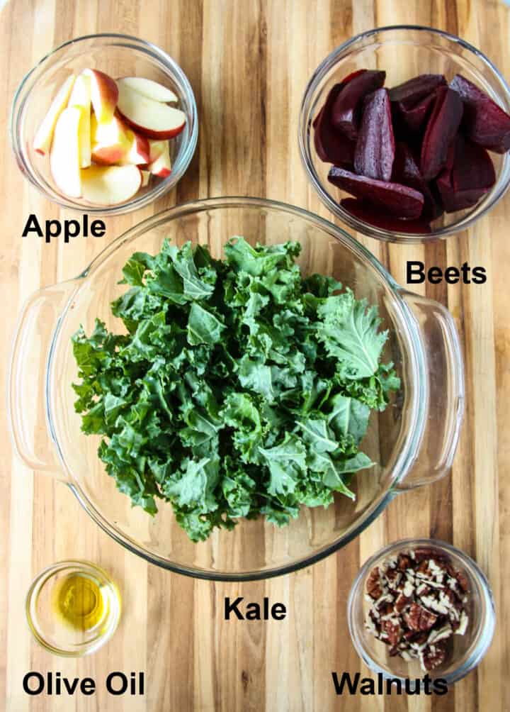 Kale and Beet Salad with Apples