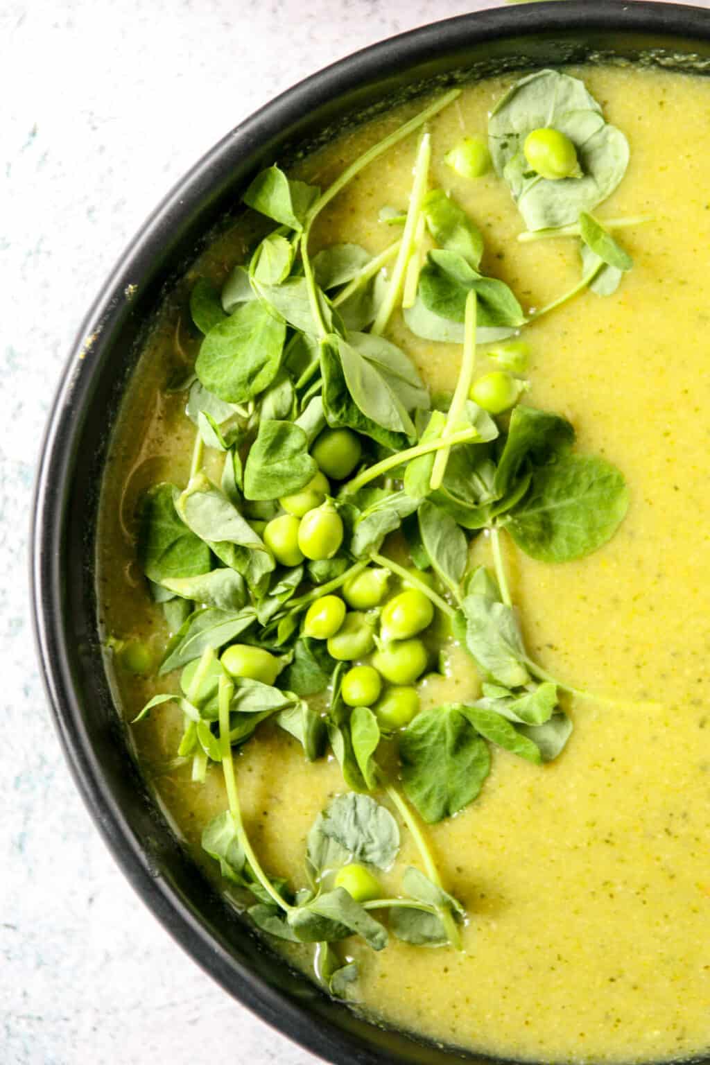 broccoli pea soup 8