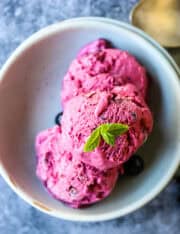 Black Currant Ice Cream - The Food Blog