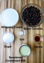 Black Currant Ice Cream - The Food Blog