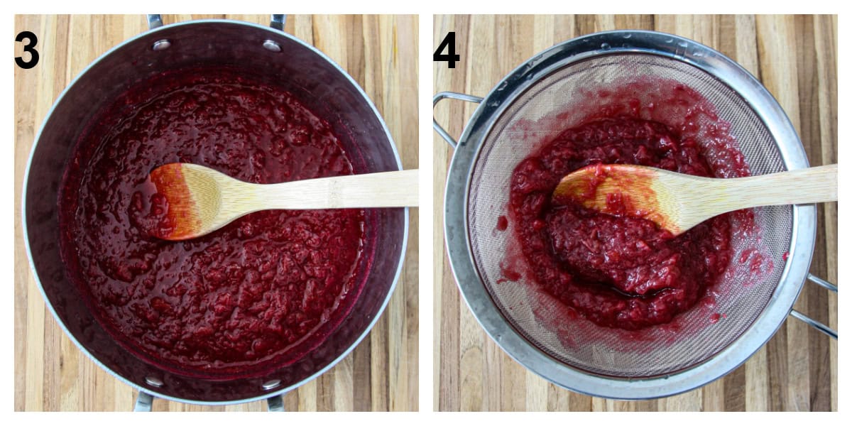 Steps 3 and 4 of the recipe process.